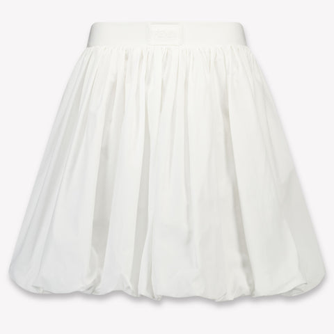 Fendi Kids Girls Skirt In White