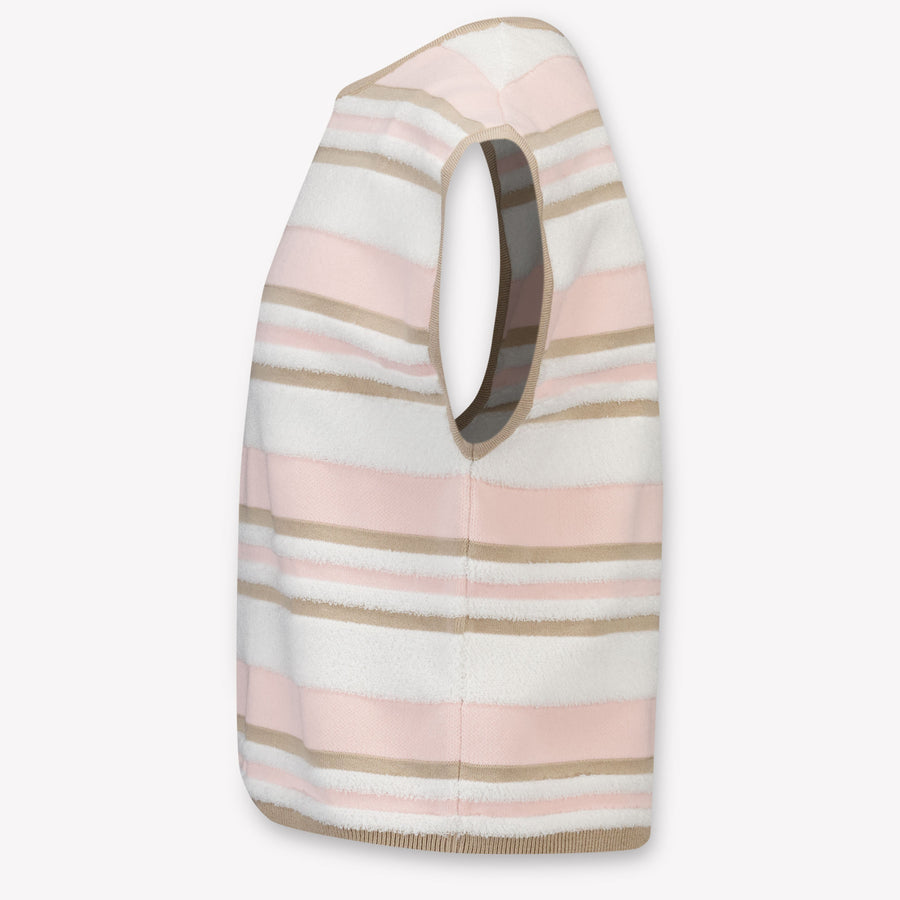 Fendi Kids Girls T-Shirt In Light Pink
