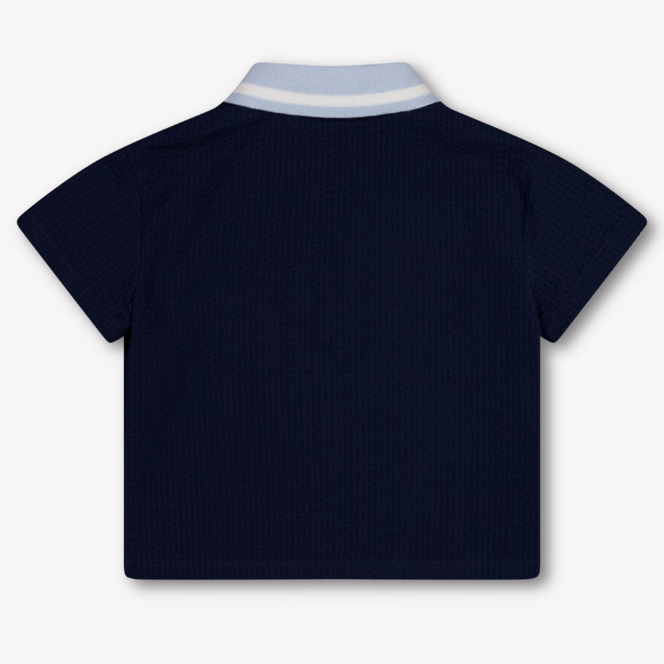 Fendi Baby Boys Polo In Navy