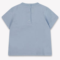 Fendi Baby Boys T-Shirt In Light Blue
