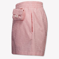 Fendi Kids Girls Shorts In Light Pink