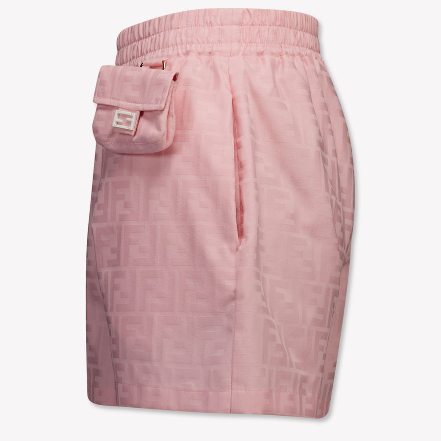 Fendi Kids Girls Shorts In Light Pink