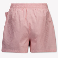 Fendi Kids Girls Shorts In Light Pink