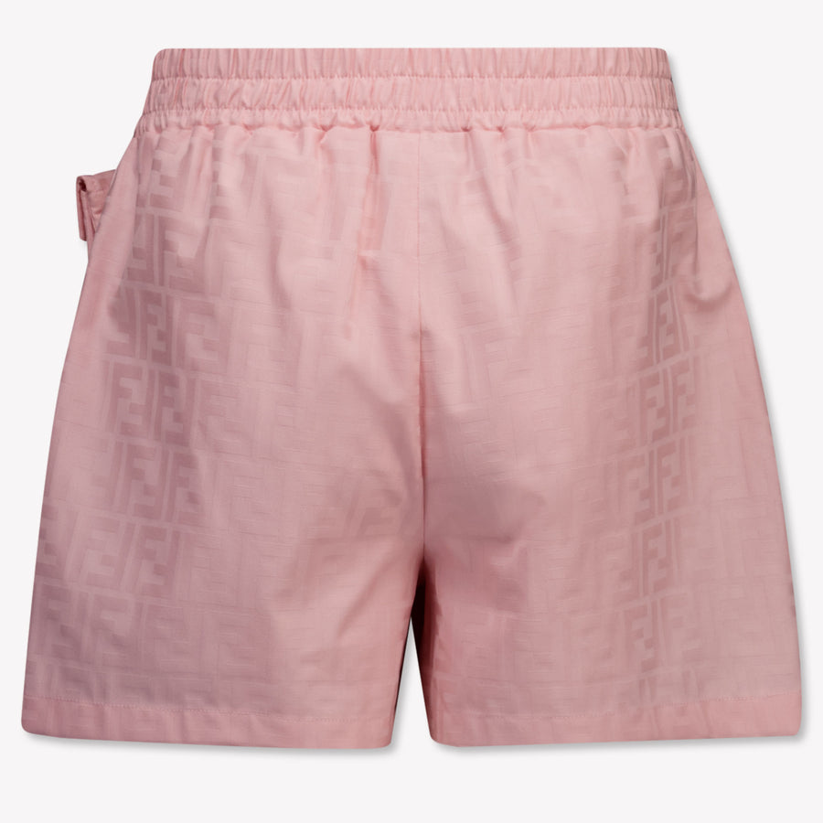 Fendi Kids Girls Shorts In Light Pink