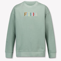 Fendi Kinder Unisex Trui In Groen