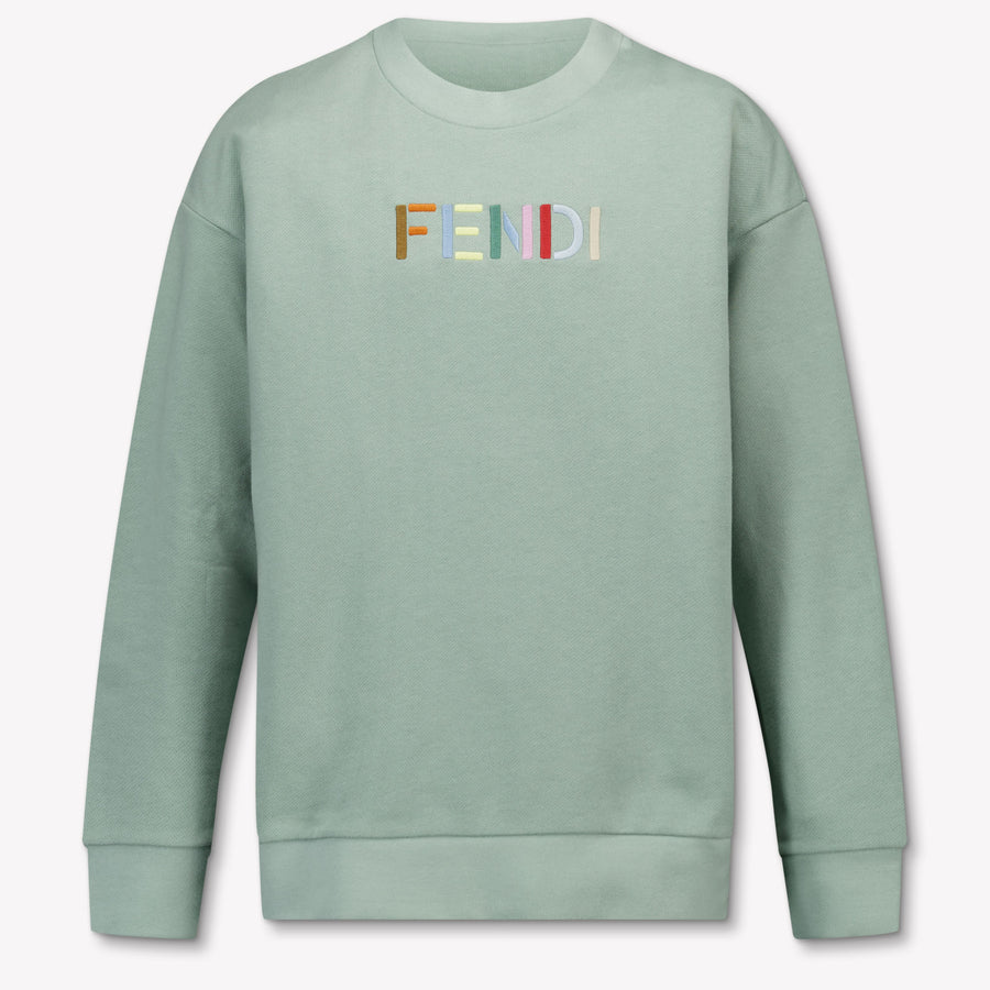 Fendi Kinder Unisex Trui In Groen