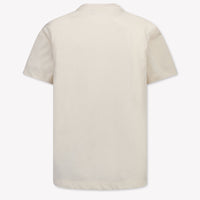 Fendi Kids Unisex T-Shirt In Light Beige