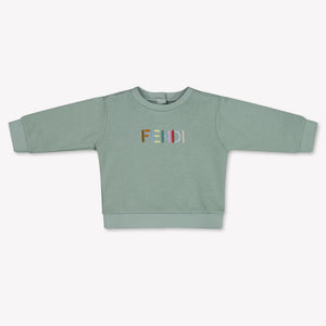 Fendi Baby Boys Sweater In Green