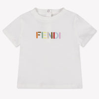 Fendi Baby Unisex T-Shirt In White