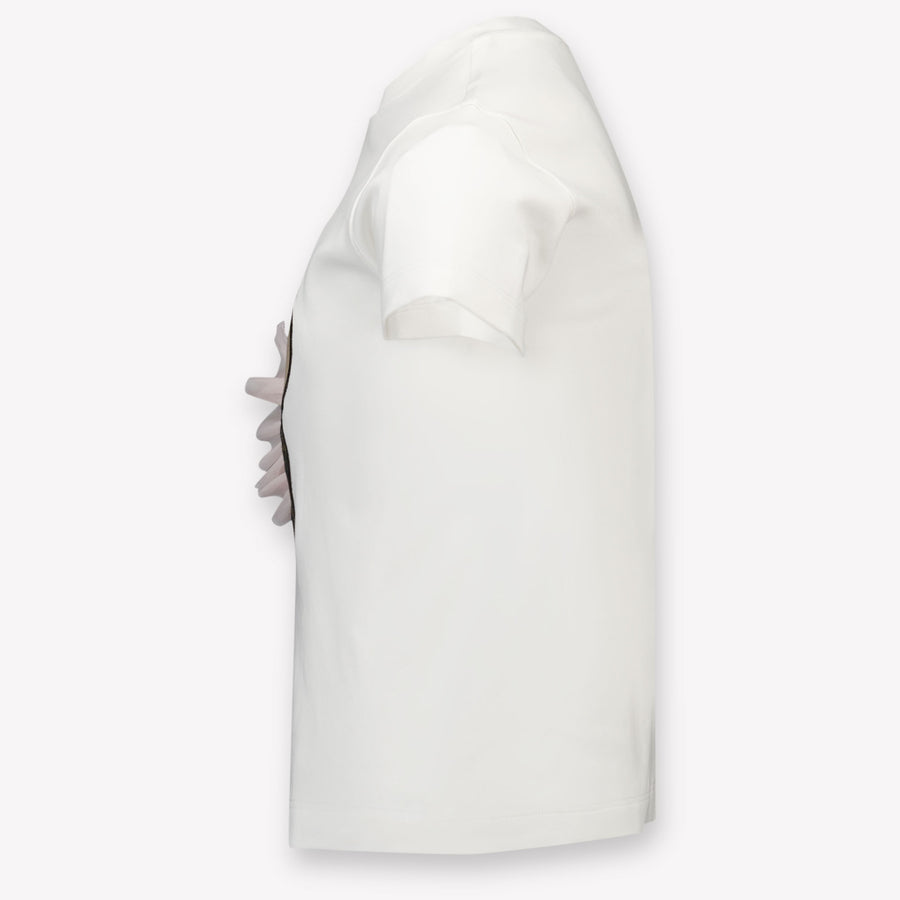 Fendi Kids Girls T-Shirt In White