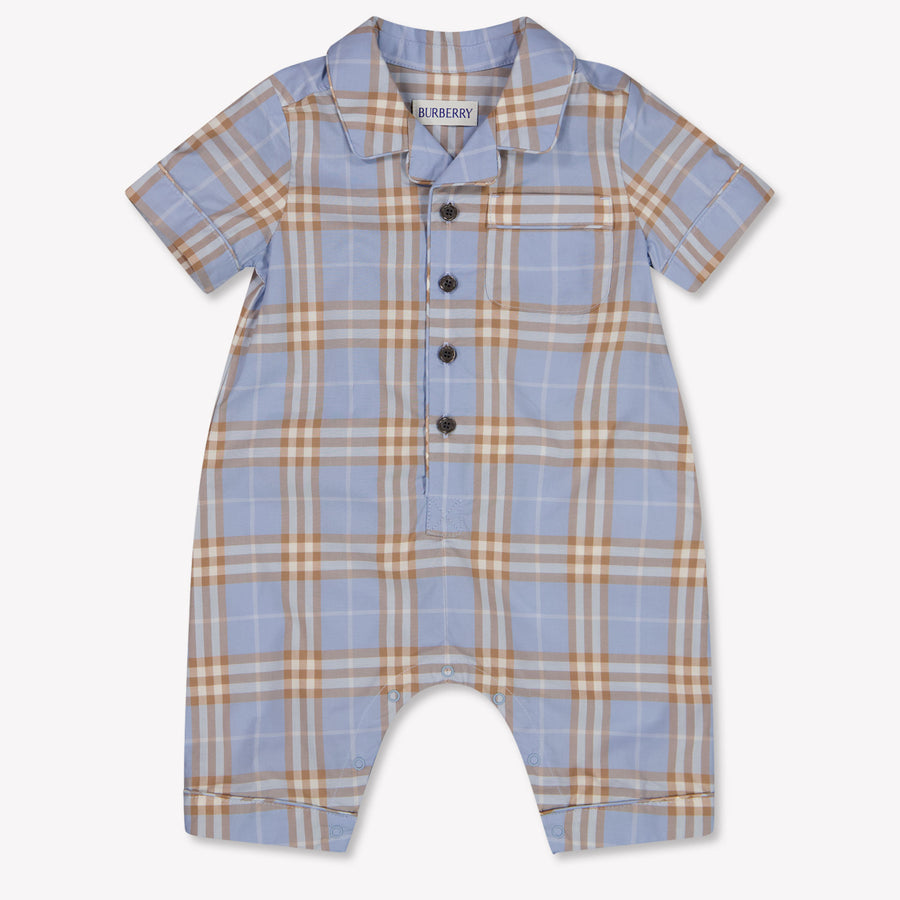 Burberry Andreas Baby Jongens Boxpakje In Licht Blauw