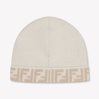 Fendi Kinder Meisjes Muts In Off White