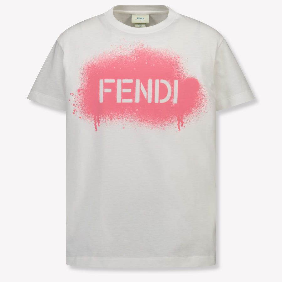 Fendi Girls T-Shirt in Pink