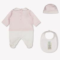 Fendi Baby Unisex Playsuit In Light Pink