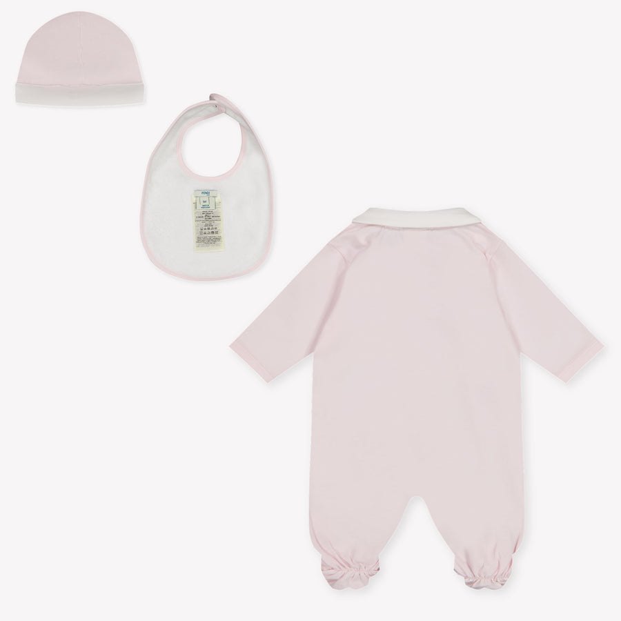 Fendi Baby Unisex Boxpakje In Licht Roze