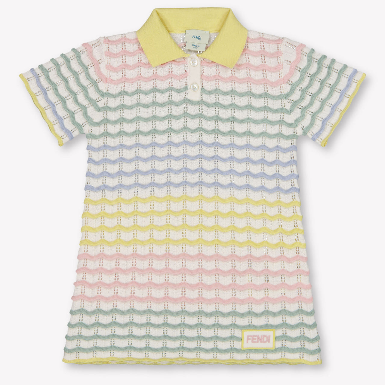 Fendi Baby Girls Dress In Light Pink