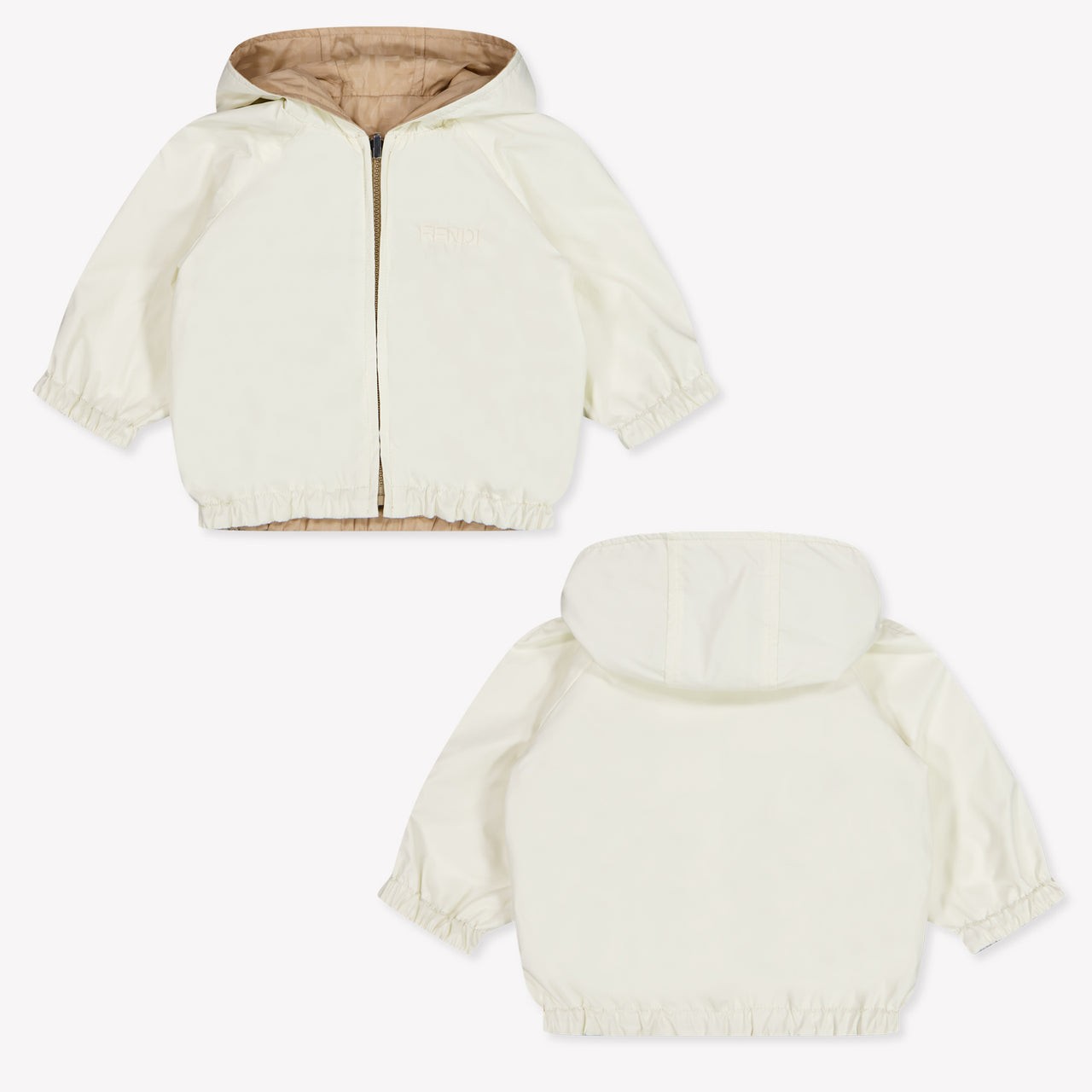 Fendi Baby Unisex Summer jacket In Beige