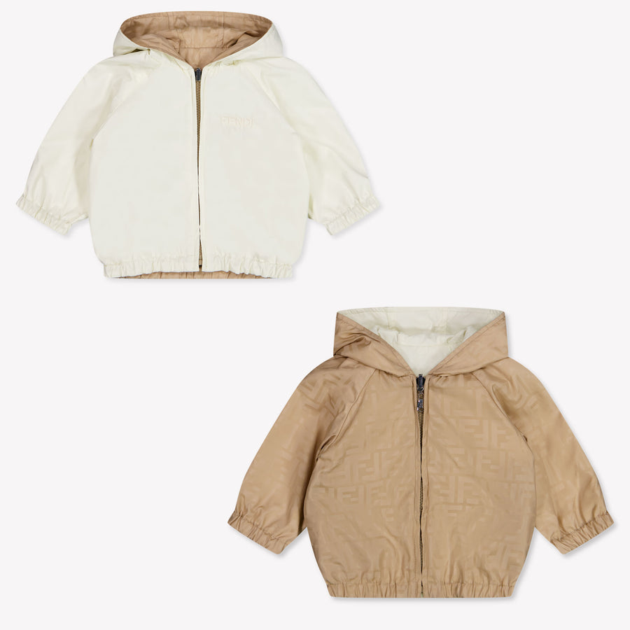 Fendi Baby Unisex Zomerjas In Beige