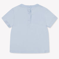 Fendi Baby Unisex T-Shirt In Light Blue