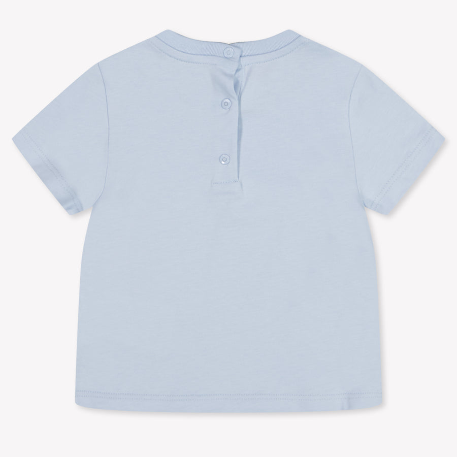 Fendi Baby Unisex T-Shirt In Light Blue