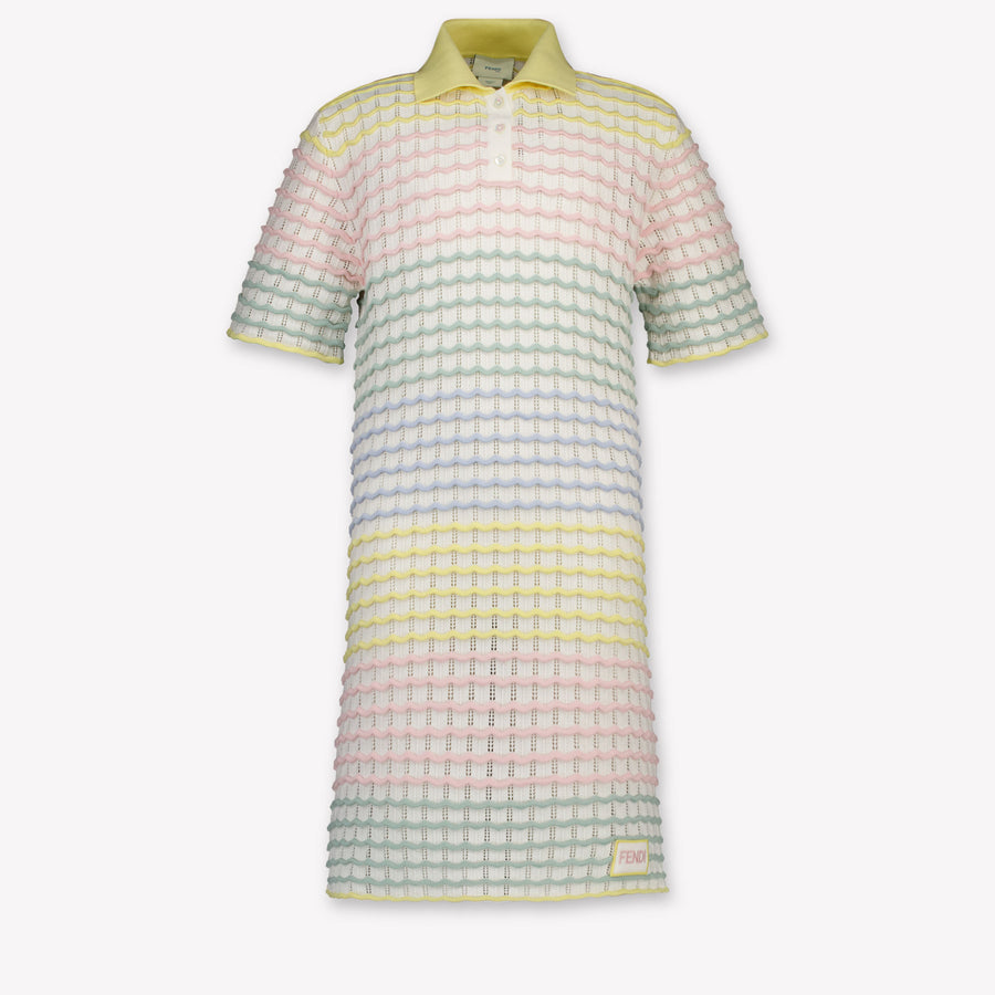 Fendi Girls Dress in Light Pink
