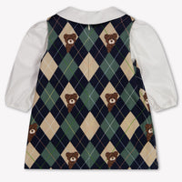 Fendi Baby Meisjes Jurk In Licht Roze