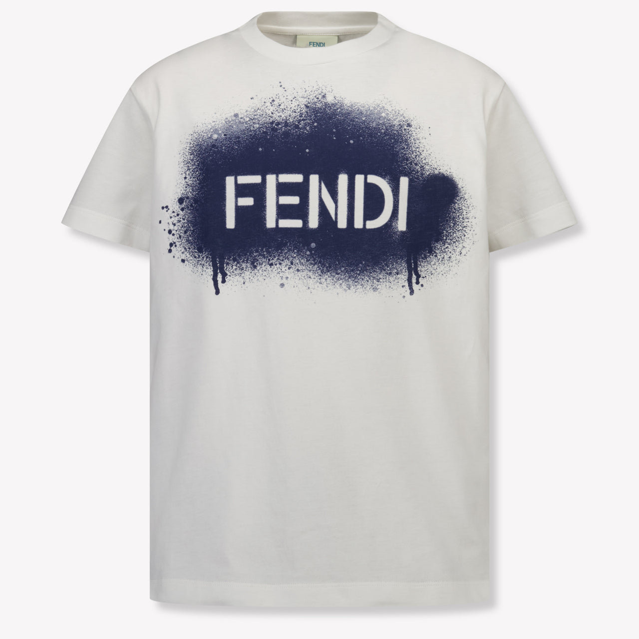 Fendi Kids Unisex T-Shirt In Navy