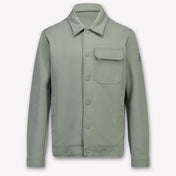 Antony Morato Kids Boys Cardigan In Olive Green