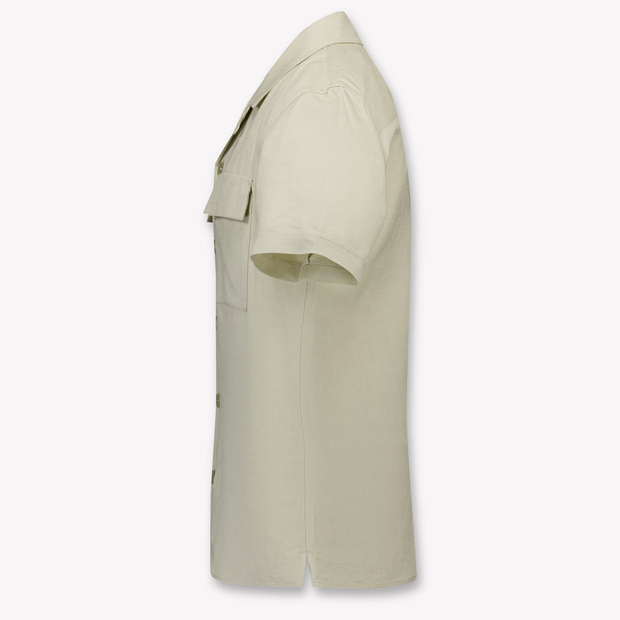 Antony Morato Kids Boys Blouse In Light Beige