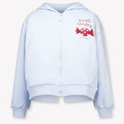MonnaLisa Kids Girls Cardigan In Light Blue