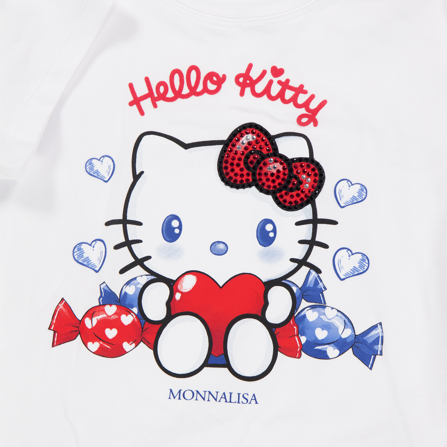 MonnaLisa Kids Girls T-Shirt In White
