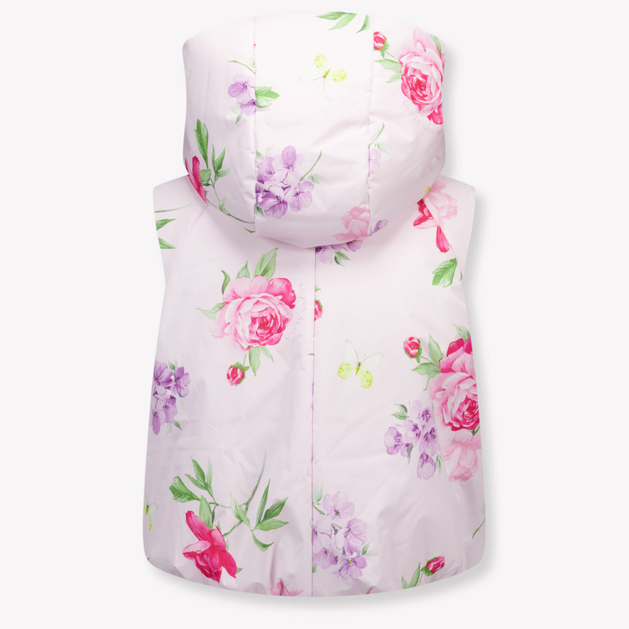 MonnaLisa Kids Girls Bodywarmer In Light Pink