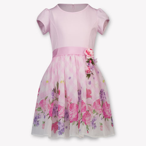 MonnaLisa Kids Girls Dress In Light Pink