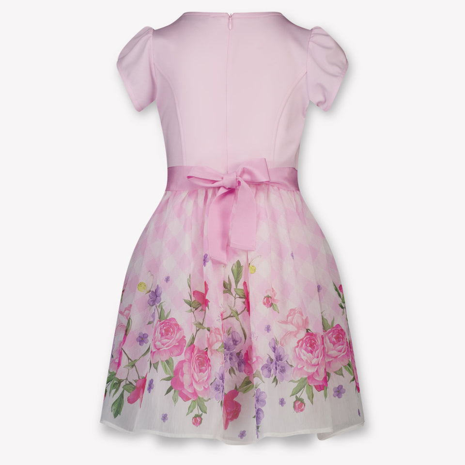 MonnaLisa Kids Girls Dress In Light Pink