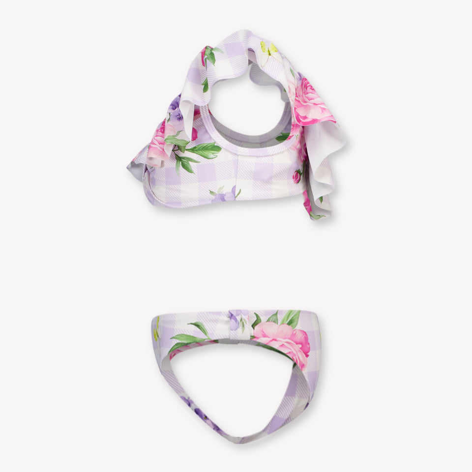 MonnaLisa Kids Girls Swimwear In Lilac