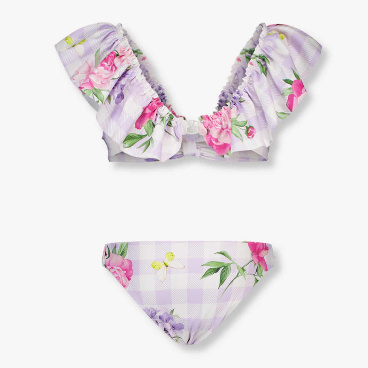 MonnaLisa Kids Girls Swimwear In Lilac
