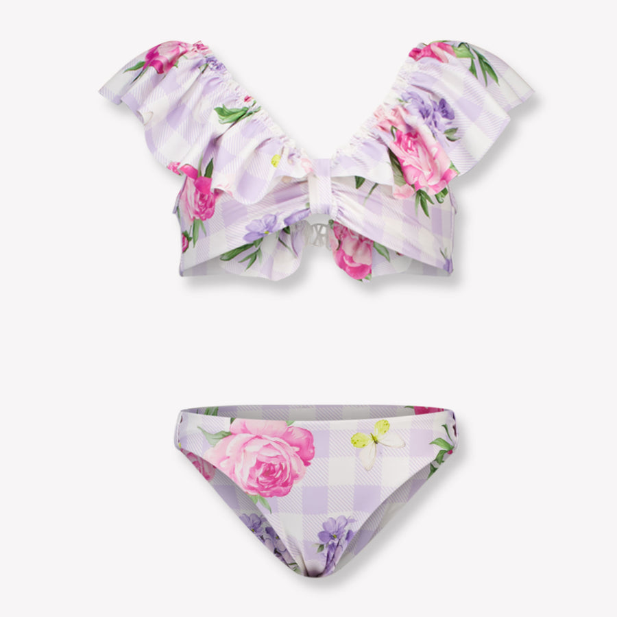 MonnaLisa Kids Girls Swimwear In Lilac