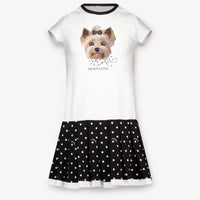 MonnaLisa Kinder Meisjes Jurk In Wit