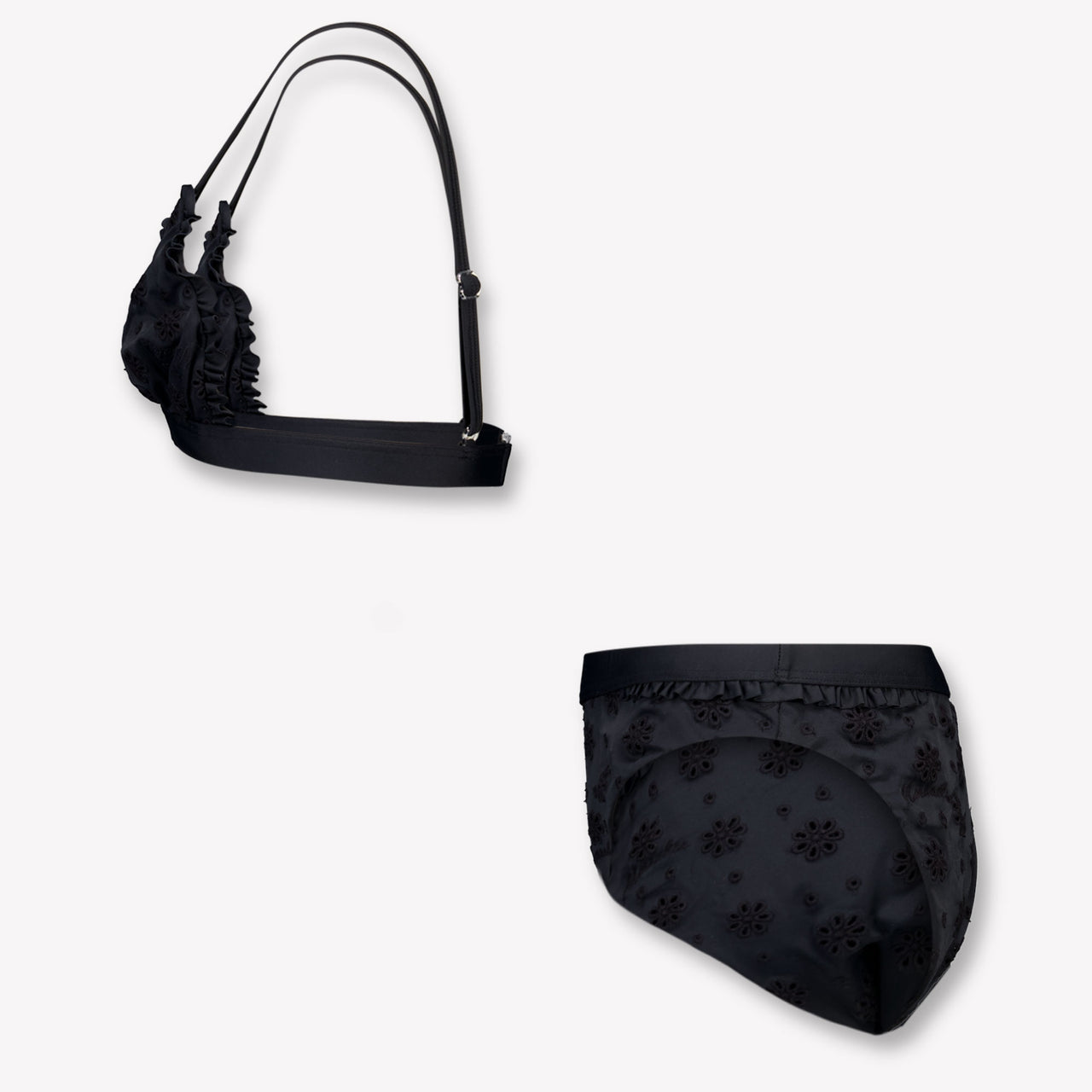 MonnaLisa Kids Girls Swimwear In Black
