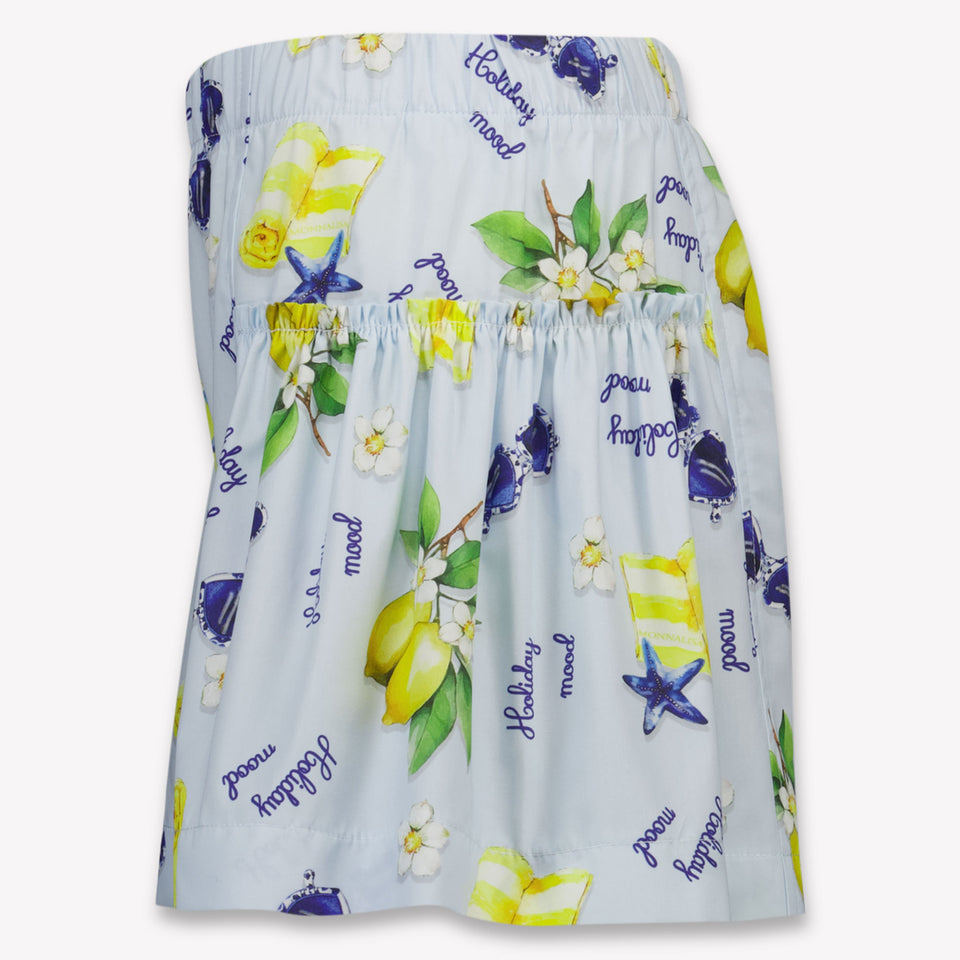 MonnaLisa Kids Girls Shorts In Light Blue