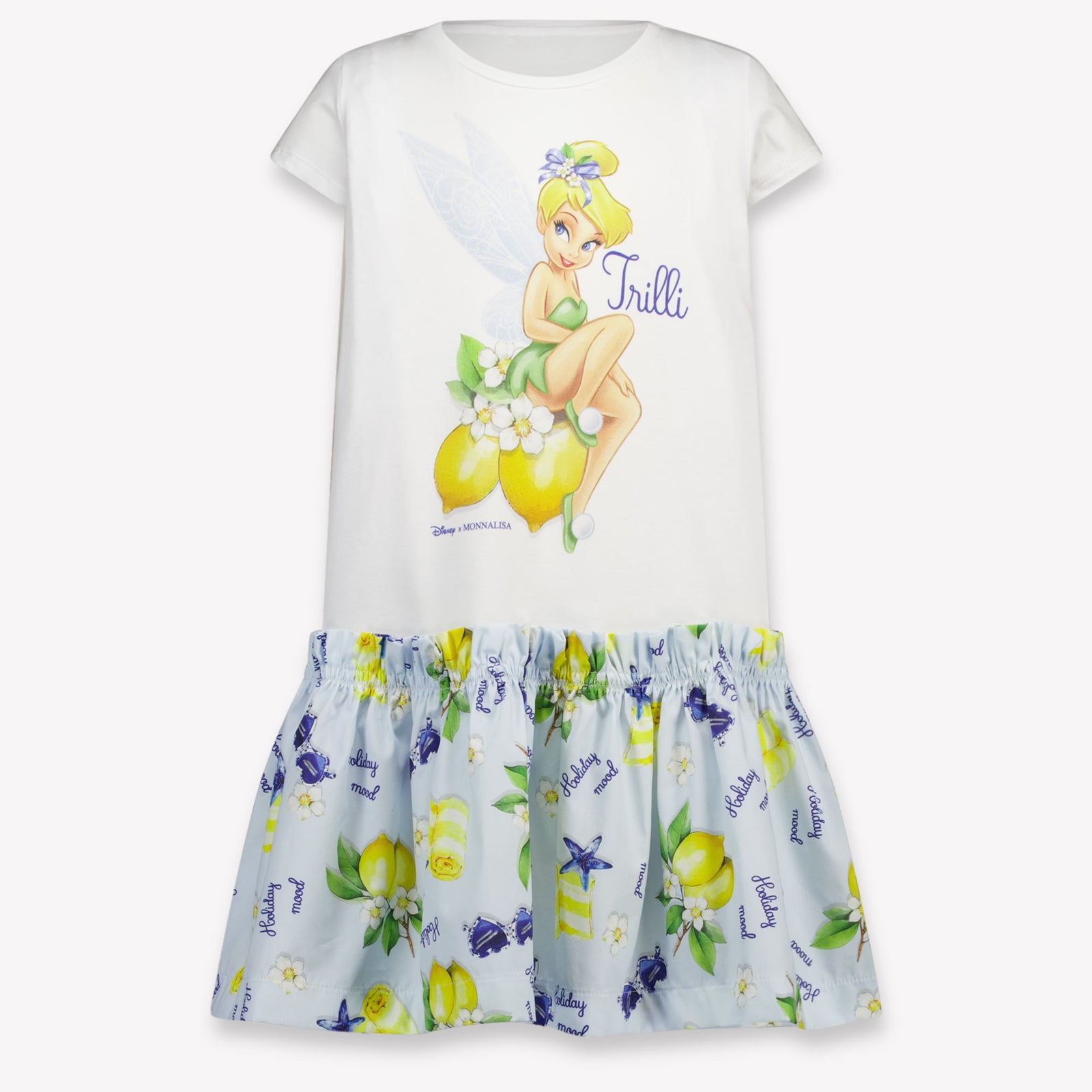 MonnaLisa Kids Girls Dress In White