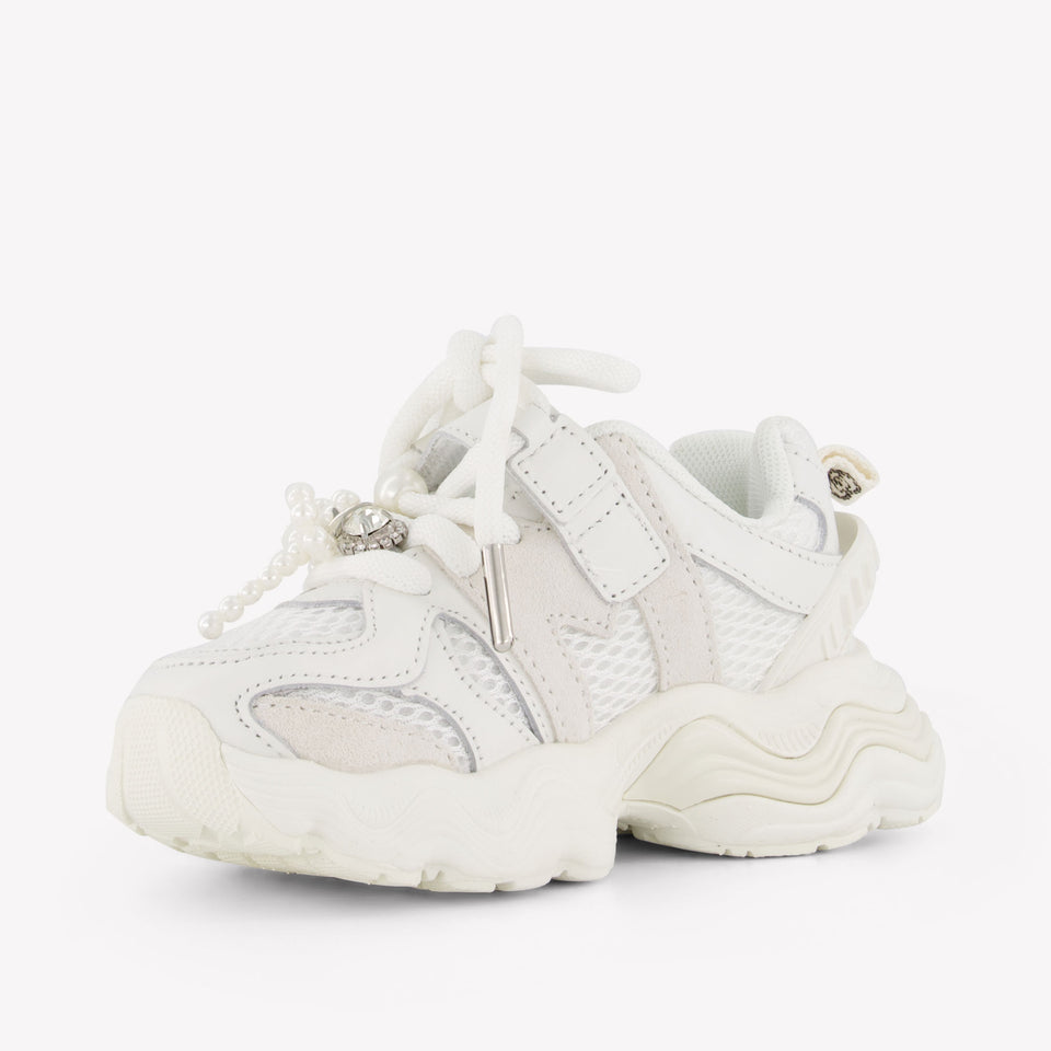 MonnaLisa Meisjes Sneakers In Wit