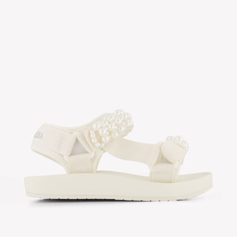 MonnaLisa Girls Sandals In White