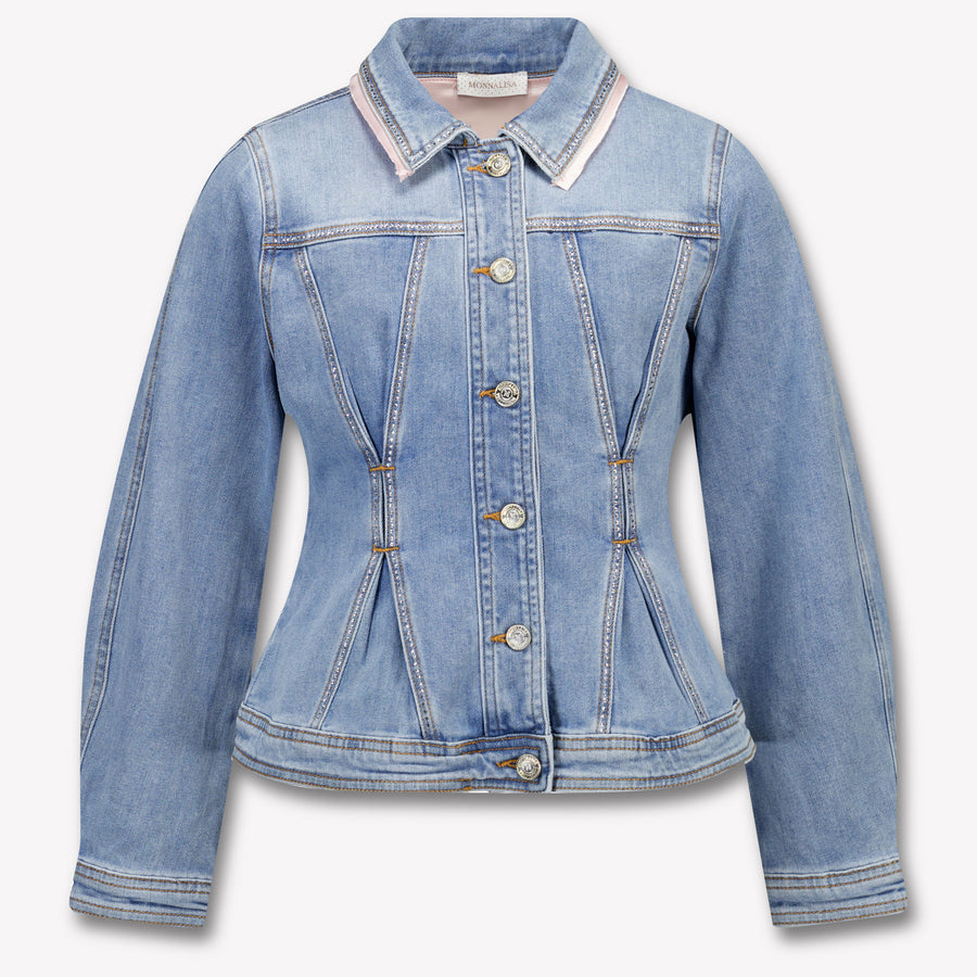 MonnaLisa Girls Denim Jacket in Blue