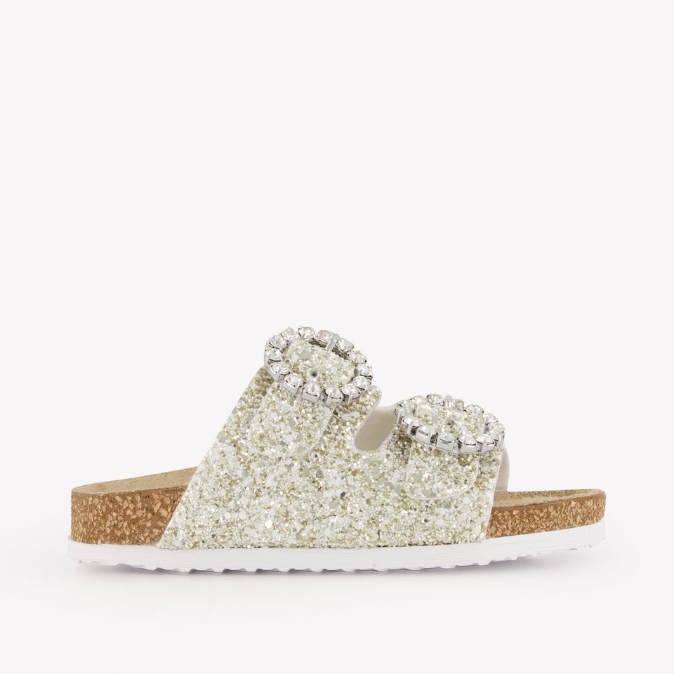 MonnaLisa Meisjes Slippers In Goud