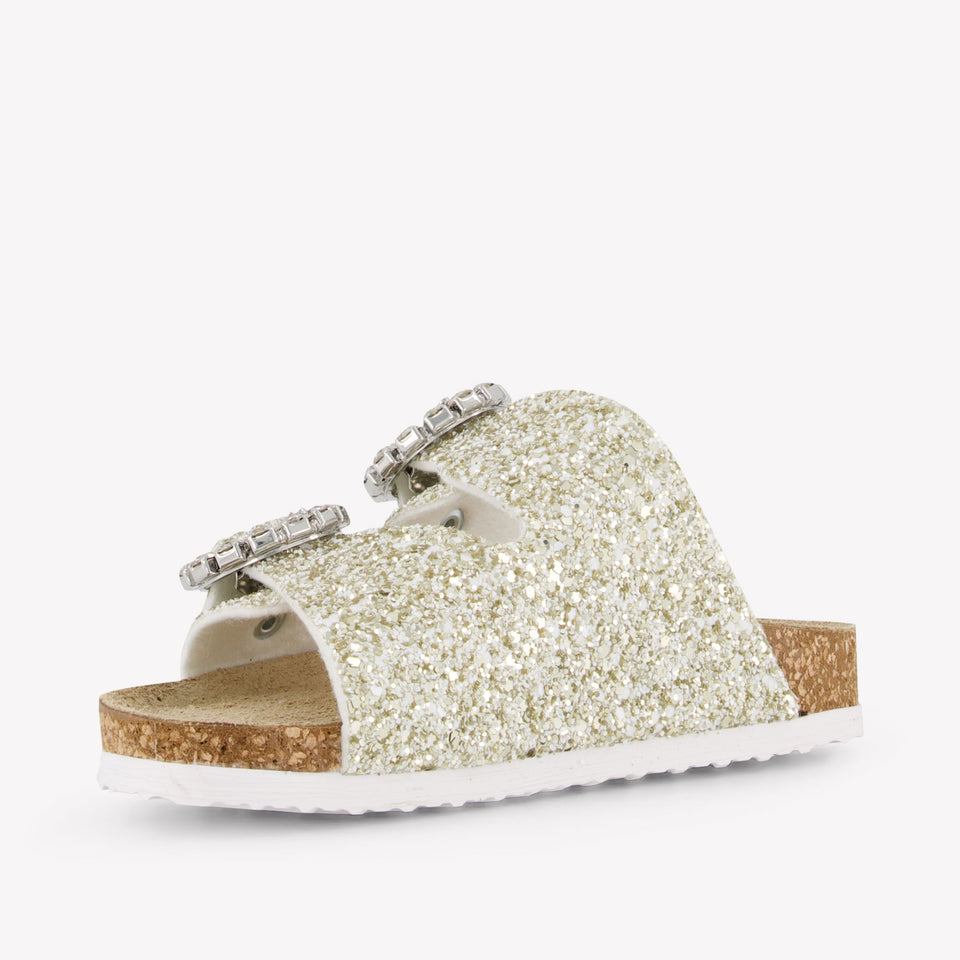 MonnaLisa Meisjes Slippers In Goud