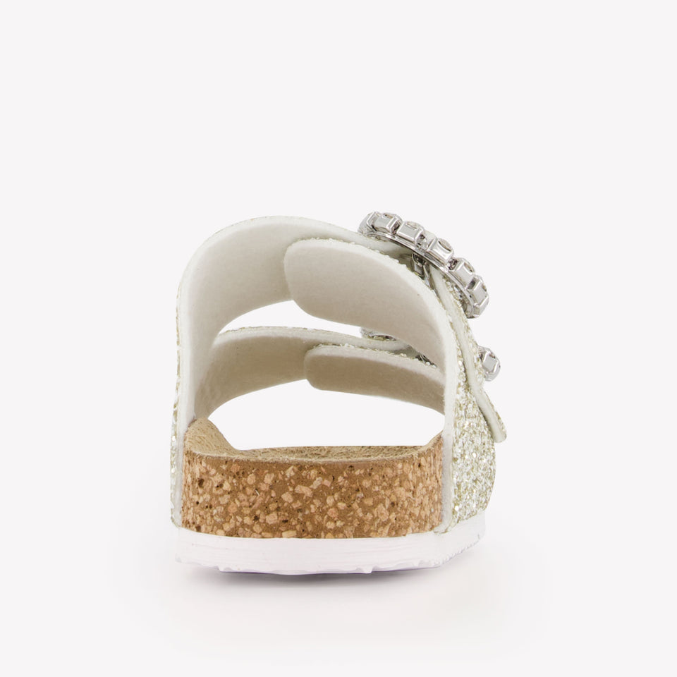 MonnaLisa Meisjes Slippers In Goud