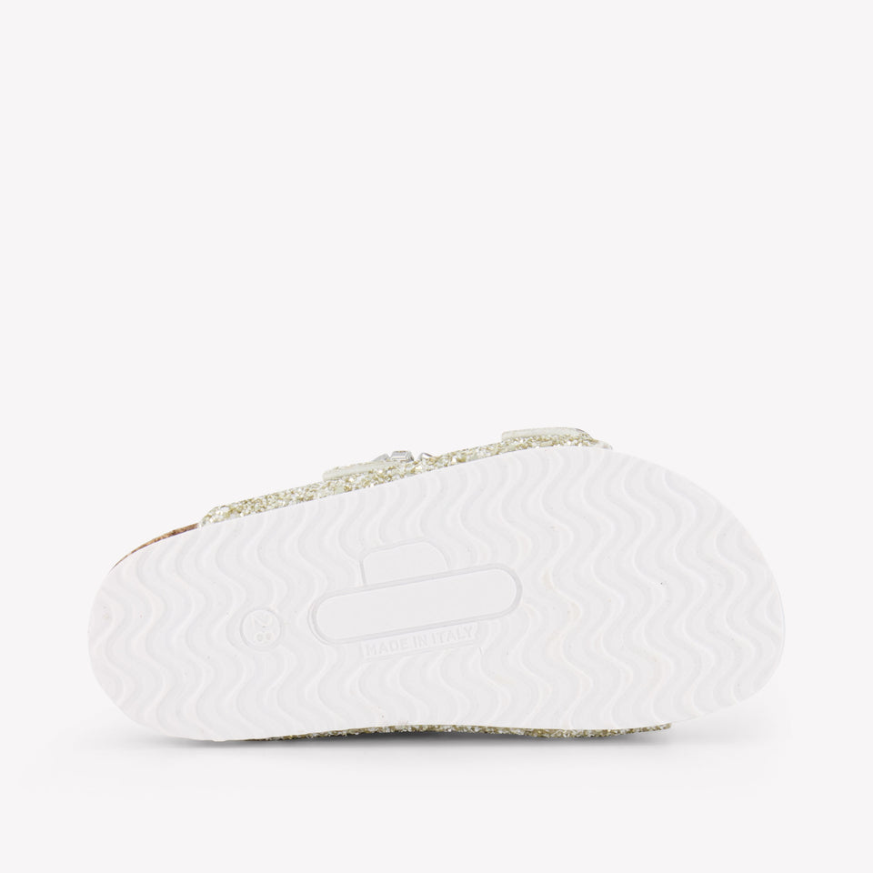 MonnaLisa Meisjes Slippers In Goud