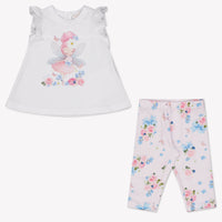 MonnaLisa Baby Girls Set In Light Pink