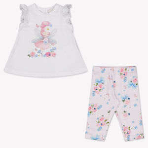 MonnaLisa Baby Girls Set In Light Pink